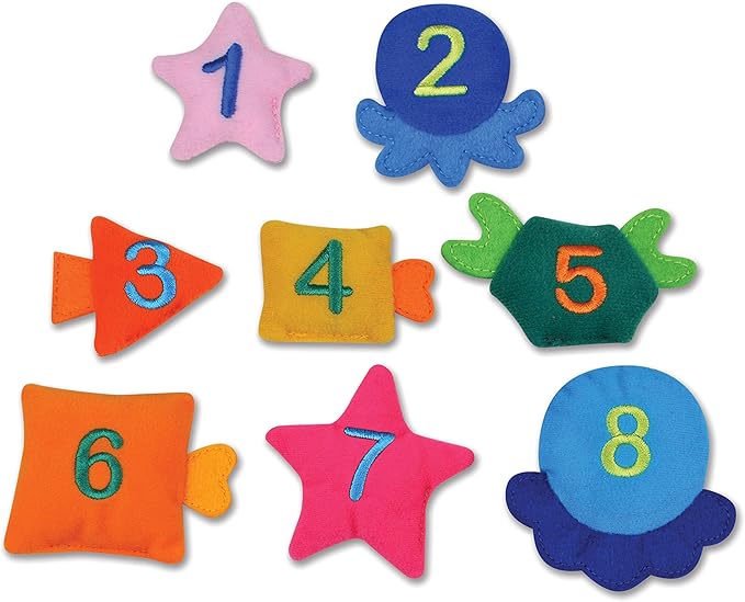 Melissa & Doug K's Kids Fish and Count Learning Game With 8 Numbered Fish to Catch and Release