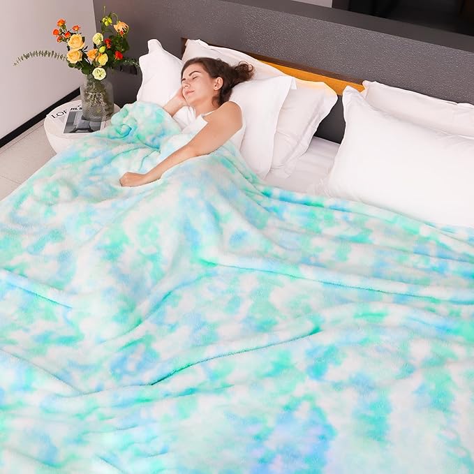 MUGD Soft Blankets Fuzzy Twin Bed Fleece Blanket Kids Warm Throw Blanket for Bed