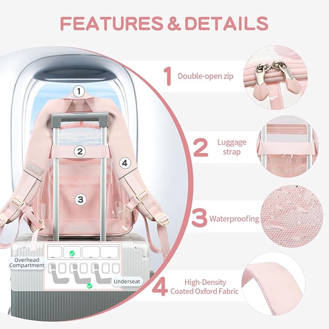 Cusangel Clear Backpack for Girls kids,Pink tpu Heavy Duty 16in Transparent Bookbag for School,Student children Bag Stadium Approved See Through Backpack,Stitch Bag durability