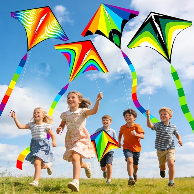 Easy to Fly Kites for Kids & Adults,Butterfly Delta Kites with String & Hand for Beach,Park,Outdoor Toys Birthday Gifts for Boys Girls Ages 4 5 6 7 8-12 Years Old