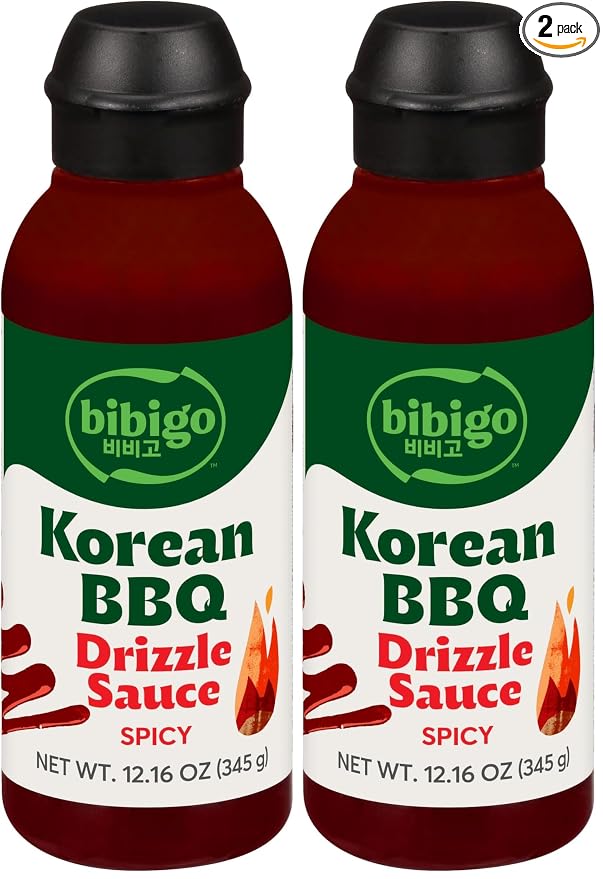 Bibigo Spicy Korean BBQ Drizzle Hot Sauce - 12 Pack