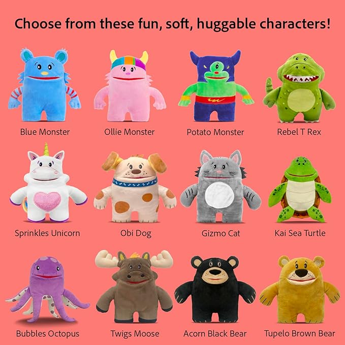 The Tooth Brigade Tooth Fairy Pillow | Stuffed Plush with Large Pocket Mouth for Lost Teeth, Treasures, Prizes - Fun and Interactive Plush, Perfect Kids, Boys, & Girls Gift (Gizmo Cat)