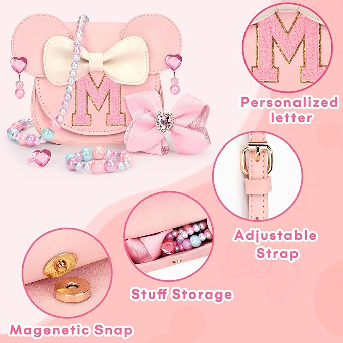 mibasies Toddler Purse Gifts for Girls: 3 Year Old Girl Gifts, Mouse Toys Purse Set