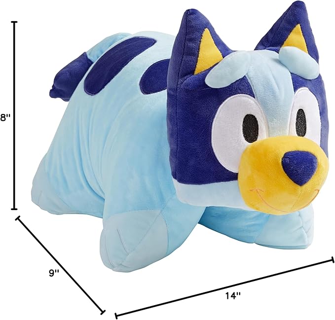 Pillow Pets Bluey, BBC Studios Stuffed Animal, Plush Toy