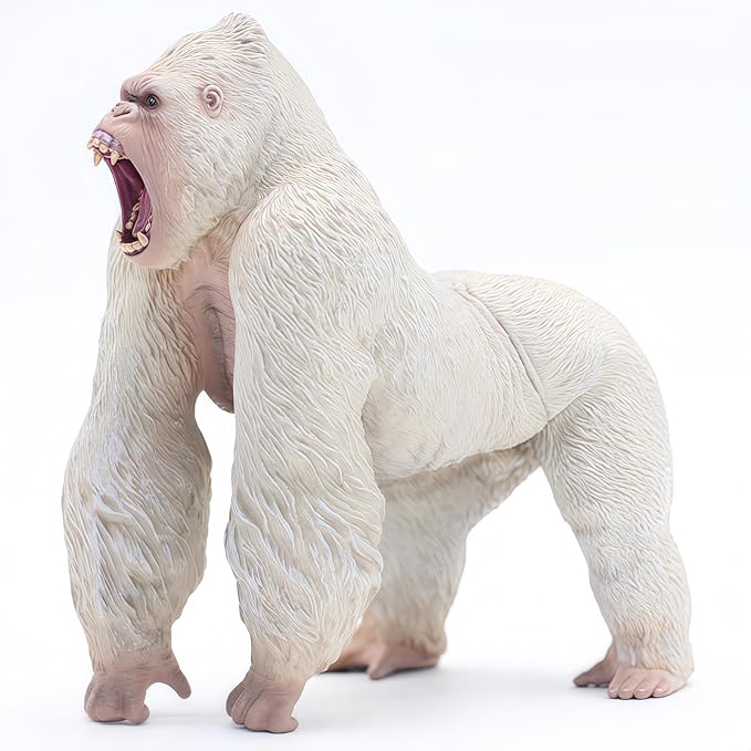 Gorilla Toys Action Figure Rampage Gorilla Fight Mode Gorilla Ape Solid Wild Animal Figurines for Role Playing Story Telling Toy