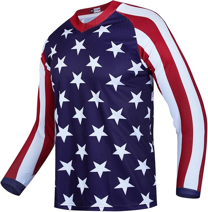 Weimostar Dirt Bike Jersey Youth Long Sleeve Off-Road Motocross Downhill Cycling t Shirt MTB Bicycle Biking Top for Boy Girl