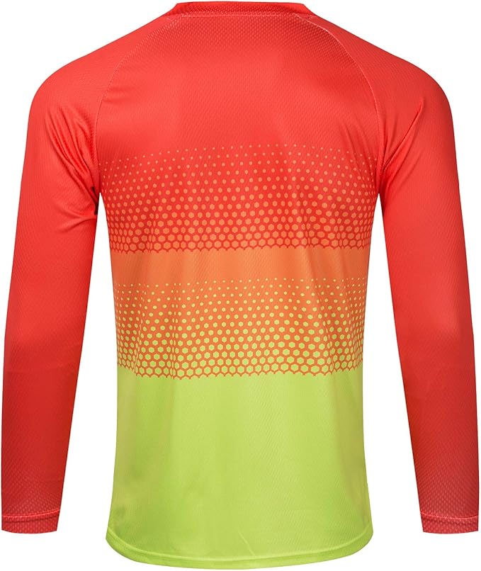 Weimostar Dirt Bike Jersey Youth Long Sleeve Off-Road Motocross Downhill Cycling t Shirt MTB Bicycle Biking Top for Boy Girl