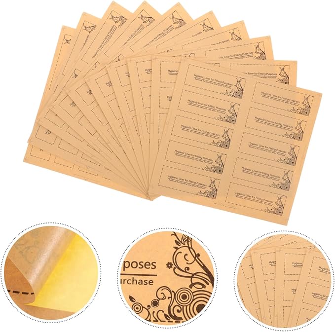 100pcs Protective Stickers for Swimwear Adhesive Panty Liners for Bikini Underwear Barrier for Swim Trunks and Lingerie