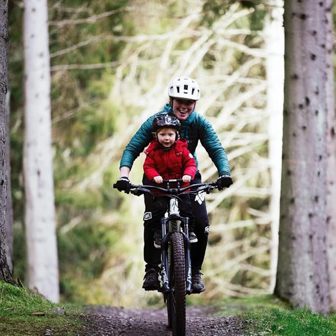 Kids Ride Shotgun - Child Bike Seat & Handlebar Combos - Front Mounted, for Children Aged 2~5 Years, Fits Most Adult Modern Mountain Bikes, Adjustable for Comfort