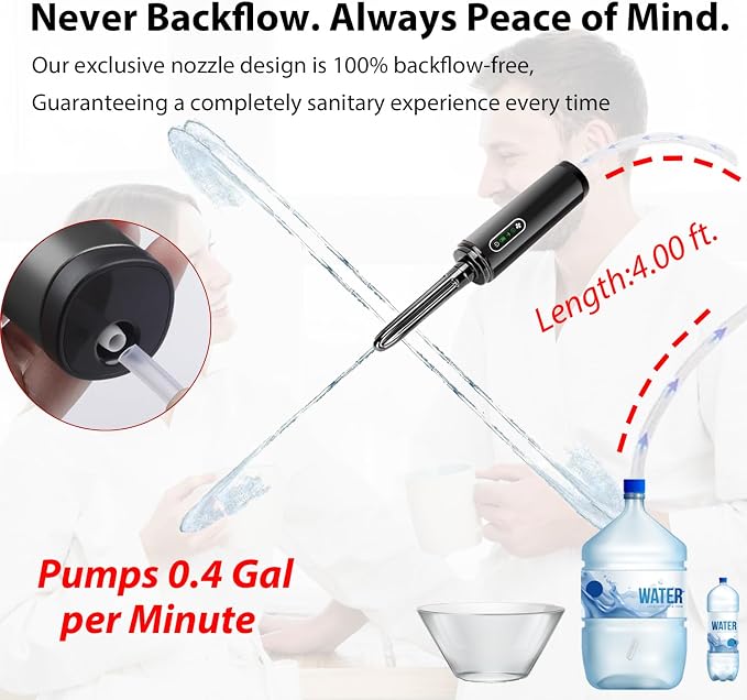 Upgrade Enema Anal Douche , Waterproof Touch Control, Enemas-Douches for Men & Women Colon Cleanse, Shower Enema Bulb-Bottles Kit, Electric Rotating Nozzle, Pressure Spray, Two Douching Modes