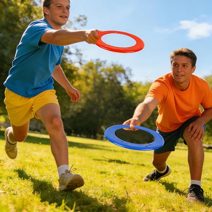 5 Pack Flying Disc for Adults, Flying Ring, Beach Backyard Sports Play Colorful Discs, Outdoor Tossing Game Gift