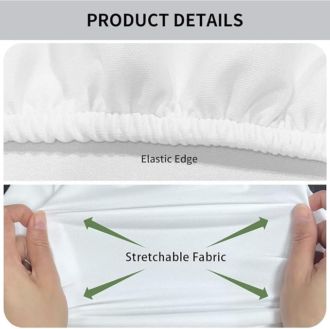 Elastic Edge Toilet Cover SetWatercolor Octopus Green, So ft Stretchy Fabric Universal Fit for Round Oblong Toilets Decor