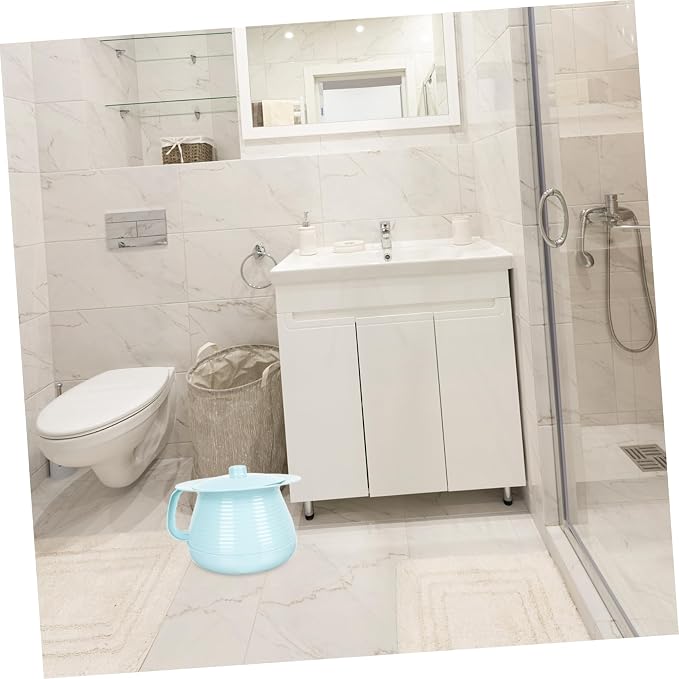 1pc Boys and Girls Urinal Pot with Cover Thicker Bedpan for Portable and Easy to -Resistant Design for Use Travel