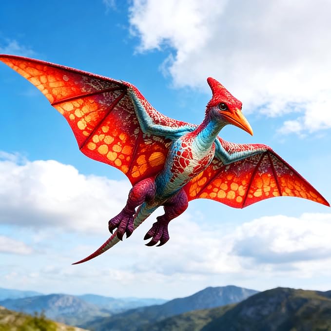 HENGDA KITE 2 Pack Dragon Kites for Kids and Adults，Dinosaur Kite Easy to Fly,Beach Kites for Family Outdoor Toy Games & Activities,Suitable for Beginners