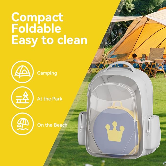 Portable Foldable Toddler Travel Potty - Medium Pink Potty Seat, Emergency Toilet for Car Camping Hiking, Lightweight Potty Chair for Indoor Outdoor Toddler Use