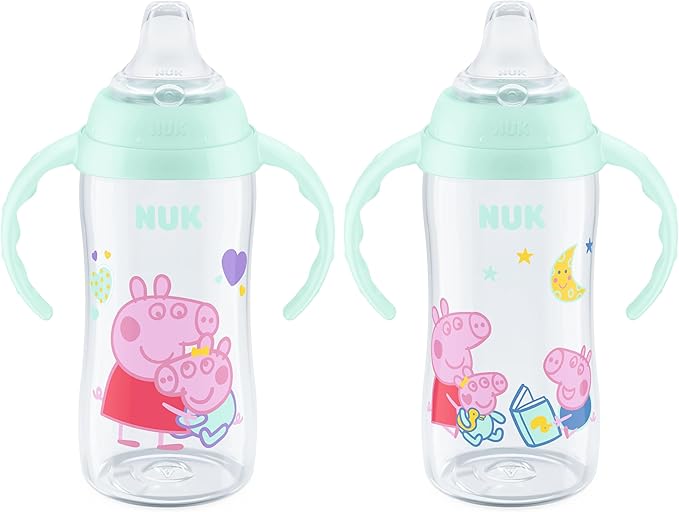 NUK Peppa Pig Learner Cup, 10 oz, 2 Pack