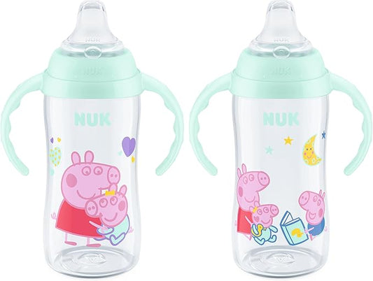 NUK Peppa Pig Learner Cup, 10 oz, 2 Pack