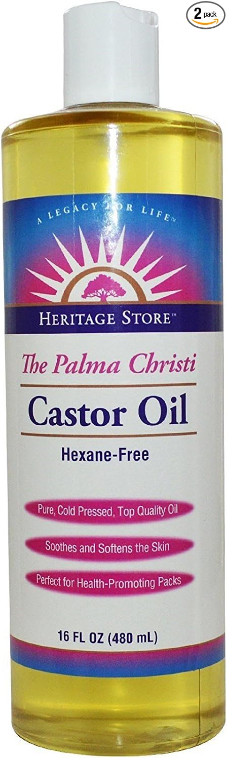 Heritage Castor Oil 16 Ounces ( 2 Pack )