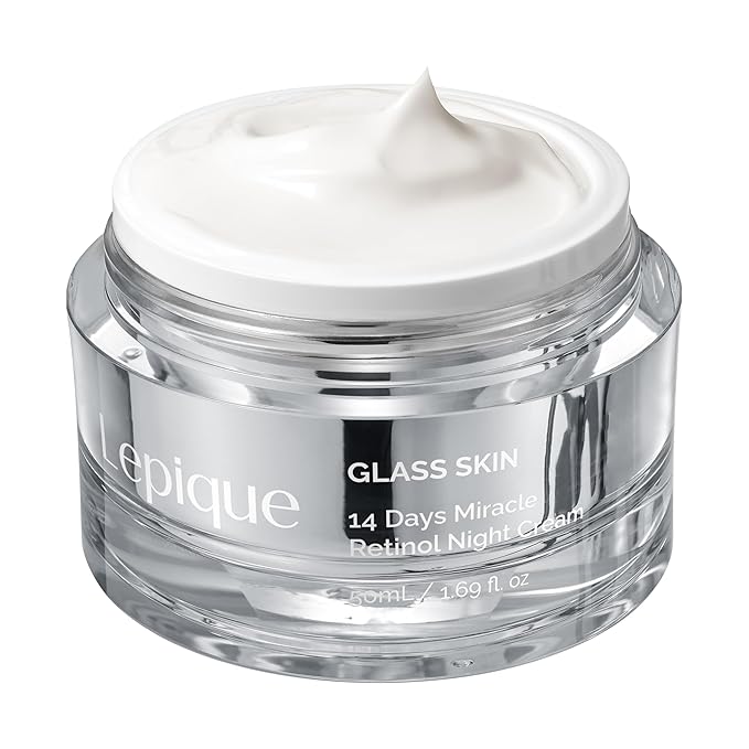 Retinol Night Cream 1.69oz - No.1 Korean Premium Overnight Repair Cream for Face and Neck - Collagen, Centella, Hyaluronic Acid - Anti aging, Acne, Moisturizer, Face Cream, Hydrating, Firming