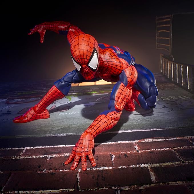 Marvel Legends Maximum Series Spider-Man, Deluxe Spider-Man Comics Collectible 6-Inch Action Figure; Amazing Articulation; Spectacular Accessories