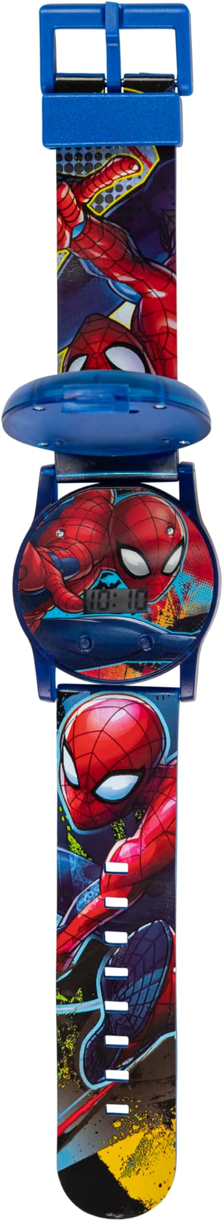 Marvel Spider-Man Kids Watches – Digital Display, Interactive Features, Adjustable Strap, Vibrant Spider-Man Graphics, Durable for Active Kids