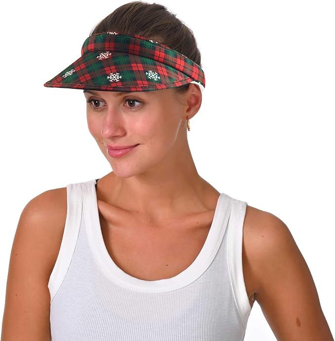 2 Pack Sun Visor Hats Women Men Clip On Wide Brim Visors Hat Outdoor Sports Golf Beach Travel Tennis Caps