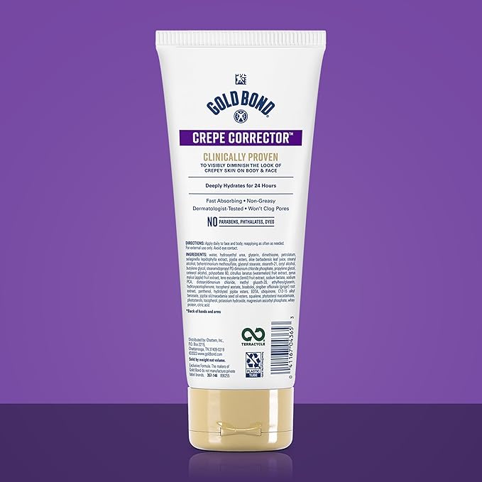 Gold Bond Age Renew Crepe Corrector Body Lotion, Replenishing & Smoothing Formula, Gold Bond Crepe Corrector Body Lotion, 8 oz