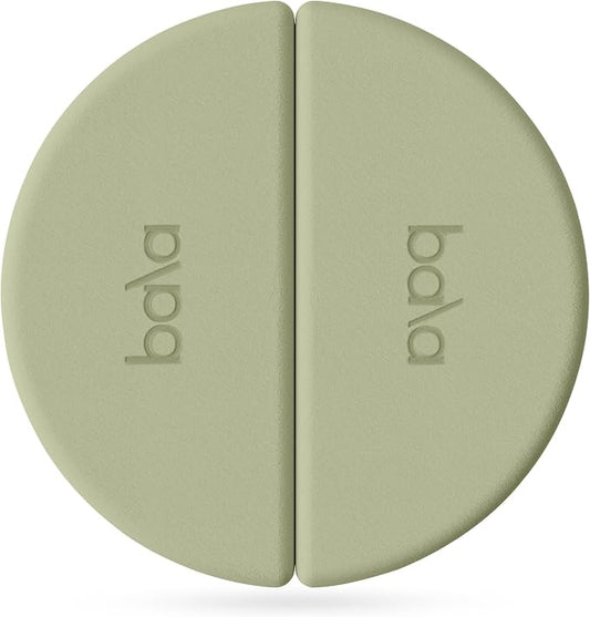 Bala Balance Blocks 2 Pack, Yoga Blocks for Working Out, (Sage) - Semi-Circular Yoga Accessories for Stretching & Exercise - Yoga Equipment for Home Workout - Yoga Block Essentials for Women & Men