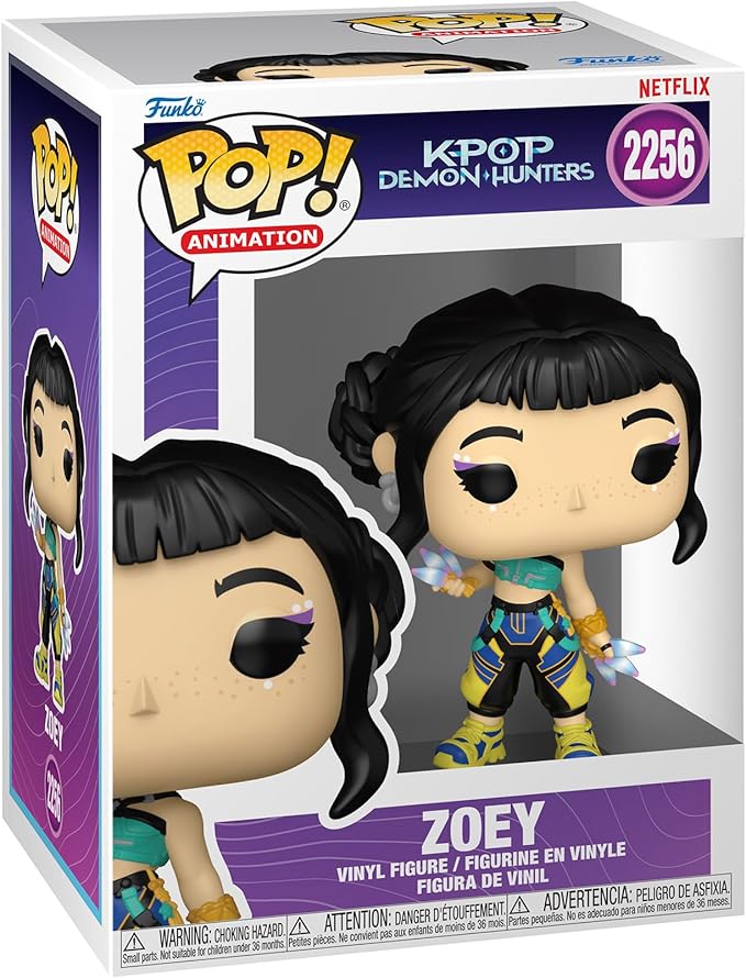 Funko Pop! Animation: Kpop Demon Hunters - Zoey - Collectable Vinyl Figure - Gift Idea - Official Merchandise - Toys for Kids & Adults - TV Fans - Model Figure for Collectors