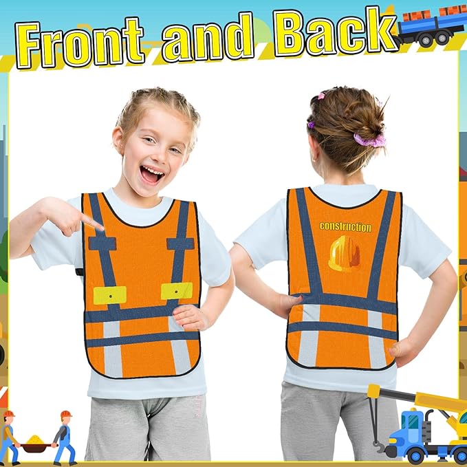 Panitay 12 Pcs Kids Dressing up Costumes Toddler Kids Dress up Vests for Boys Girls Party Pretend Play Costume Supplies