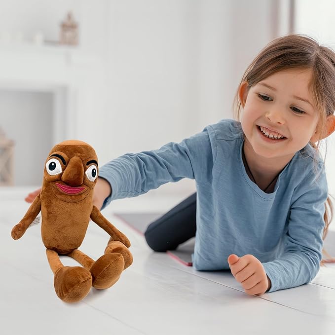 Plush, Tung Tung Tung Sahur Plushies Toy 16inch for Fans Gift, Soft Stuffed Animal Pillow for Home Kids' Bedroom Decor, Birthday Christmas Choice for Boys Girls Cute Halloween Plush Toy (Tung)