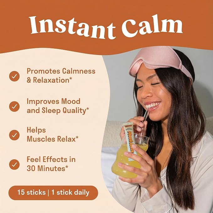 Mood Jooce Noble Kava Drink Mix - Cortisol Reducer with Kava Kava - Anxiety, Sleep & Mood Support Supplement - No Sugar - Vegan - Pineapple Mango Flavor - 15 On-the-Go Packets