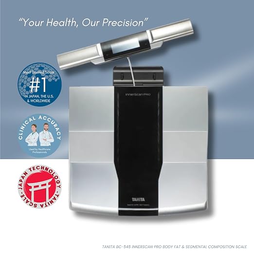 TANITA's RD-545 InnerScan PRO, FDA Cleared, World's Only Consumer Multi-Frequency, Segmental Body Composition Scale