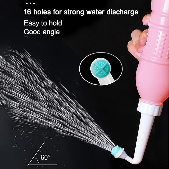 Feminine Vaginal Douche - Feminine Care Douches, Multipurpose Douche Cleansing System Vaginal Washing Container, Vaginal Handheld Female Syringe Cleaner Vaginal Cleaner for Female Vaginal Washing