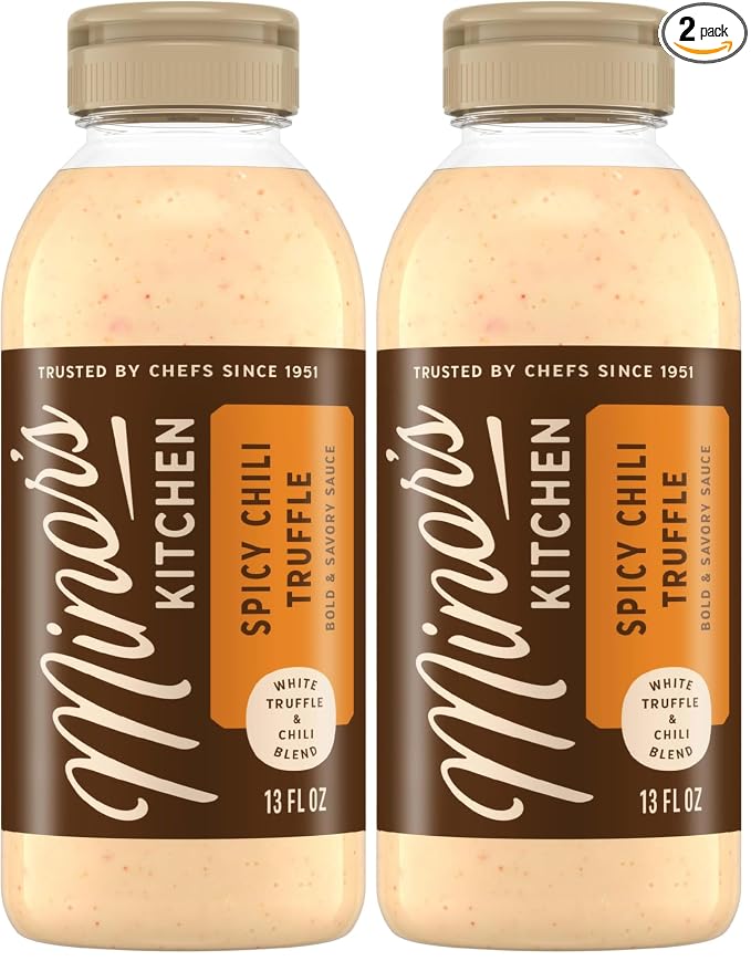 Minor's Kitchen Spicy Chili Truffle Sauce, Condiments And Sauces, Dips And Spreads (Pack of 2)