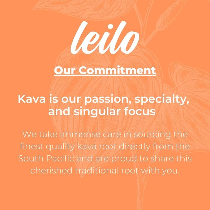 Leilo | Kava Powered Sparkling Relaxation Drink | Tangerine Mango - Non-Alc Calming Beverage | 12 fl oz Cans (Pack of 12)