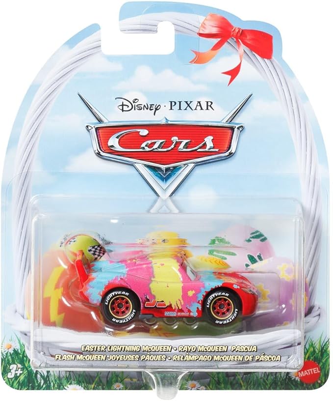 Disney Cars Easter Collection Easter Lightning McQueen 1:55 Scale Diecast Vehicle