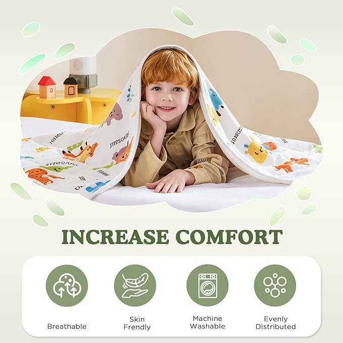 Weighted Blanket - 5 lbs Animal Pattern Heavy Blanket - Small Size Breathable Lap Blanket(36 * 48 inches, 5 lbs)