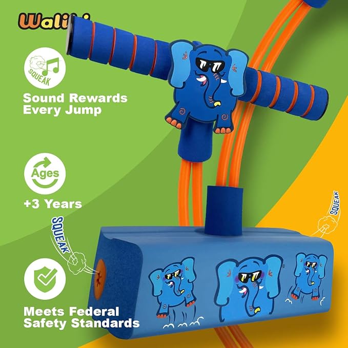 WALIKI Foam Pogo Hopper | Elephant Jumper | Best Toy for 4 Year Old