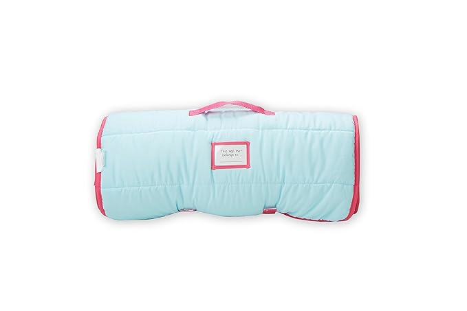 Paw Patrol Team Skye Toddler Nap-Mat Set - Includes Pillow and Plush Blanket – Great for Girls Napping During Daycare or Preschool - Fits Toddlers, Pink