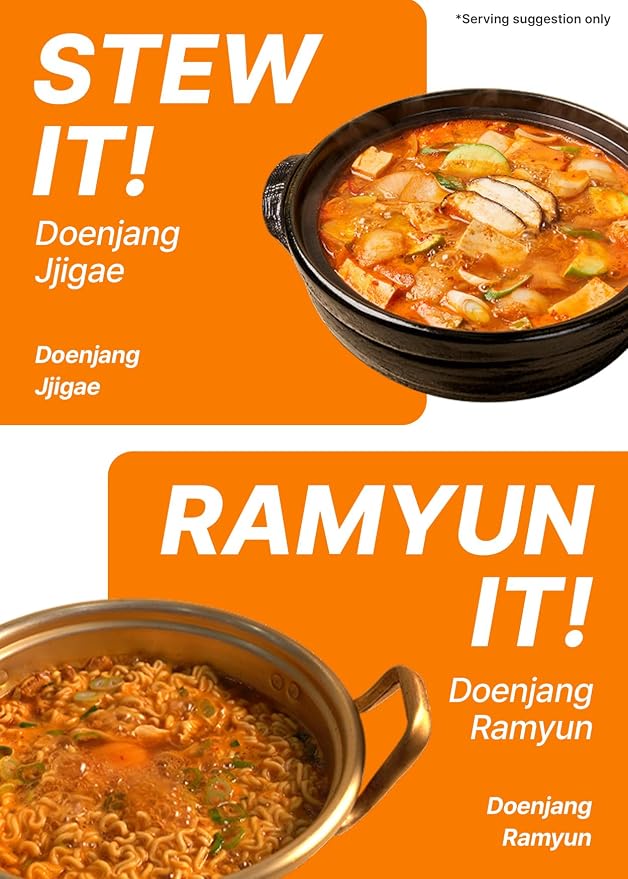 TBK THEBORN Doenjang Jjigae Soup Base, Korean Soybean Stew Sauce 3.2kg | Rich fermented soybean soup base with deep savory flavor for quick doenjang jjigae with tofu, vegetables, meat or seafood