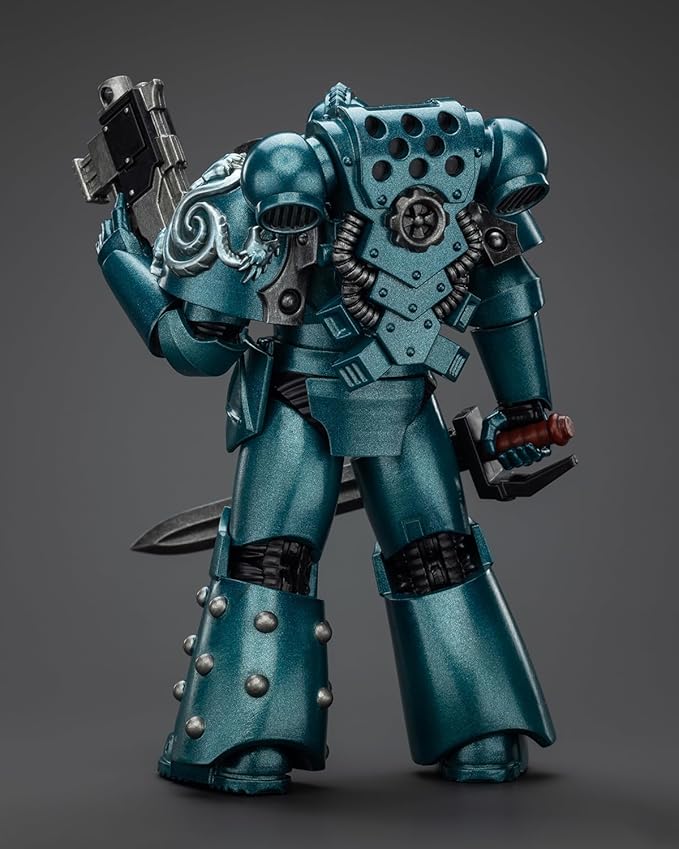 JoyToy 40K Genuine License 1:18 Action Figure, Alpha Legion Headhunter Prime, 4.96 inch Collectible Action Figures Sets