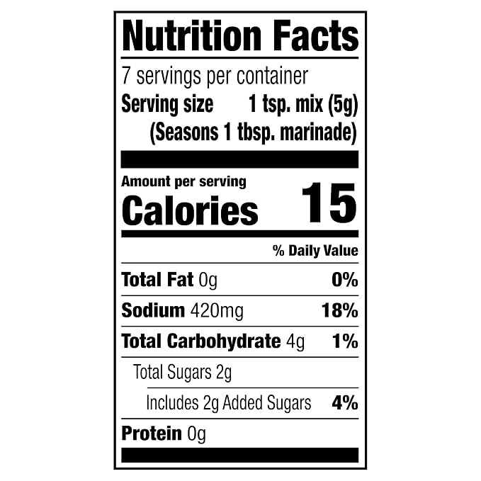 McCormick Grill Mates Marinade Mix, Hawaiian Style BBQ, Tropical Hawaiian-Inspired, 15 Minute Marinade for Chicken, Pork, and Seafood, 1.25 oz (Pack of 12)