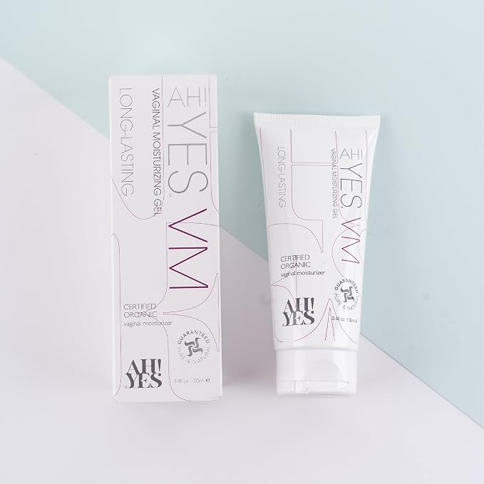 AH! YES VM Long-Lasting Vaginal Moisturizer for Vaginal Dryness (2 Pack) | Water Based, Fast-Acting, Natural Gel Moisturizer, pH matched (2 x 3.4 fl oz)