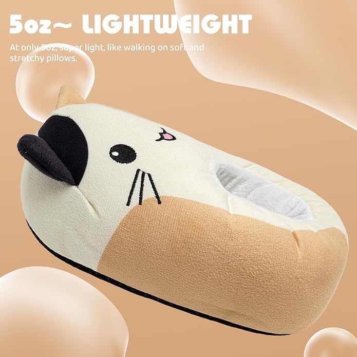 IceUnicorn Toddler Slippers Kids Cute Funny Animal House Shoes Girls Boys Christmas Fluffy Bedroom Indoor Slipper, Cat, Bunny, Unicorn, Axolotl, Fox