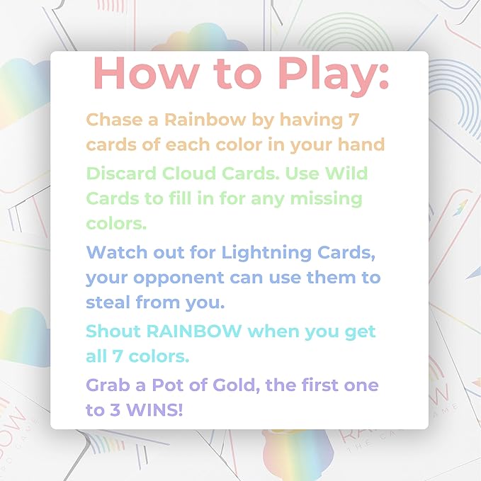 Amazingly Fun and Easy to Learn Card Game 2-6 Players