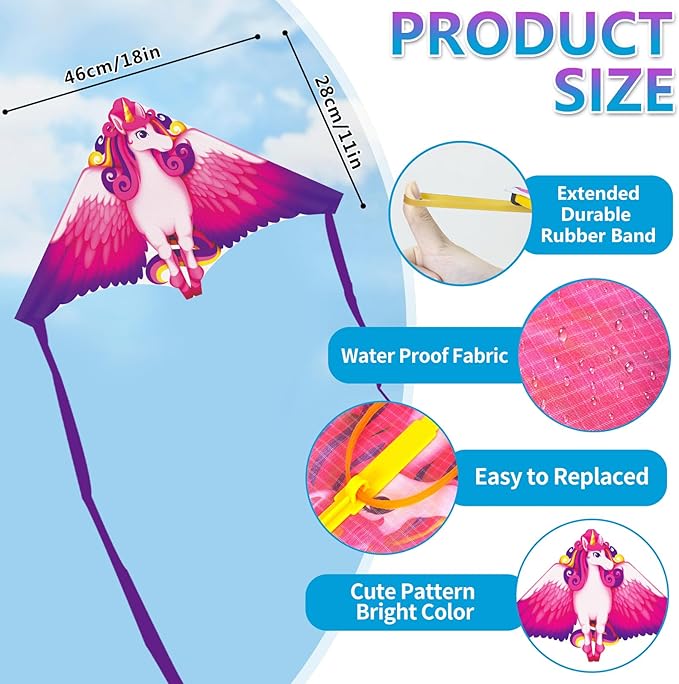 YongnKids 6 Pack/ 20 Pack Mini Kite for Boys Girls Age 3-5 4-8, Finger Launcher Kites Easy to Fly Ejection Flying Toys Kite for Kids Teens Ages Beach Park Backyard Outdoor Sports
