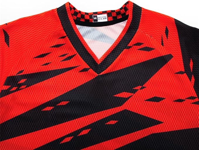 Youth Dirt Bike Jersey, Kids Mountain Bicycle Shirt Long Sleeve Powersports Children Downhill Jerseys for Big Kids