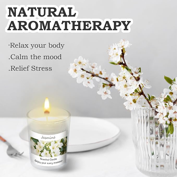 Scented Candles Gifts Set for Women and Men, Soy Wax Aromatherapy Candles 6 Pack Jar Candle for Birthday, Thanksgiving, Valentine, Anniversary, Christmas Gifts
