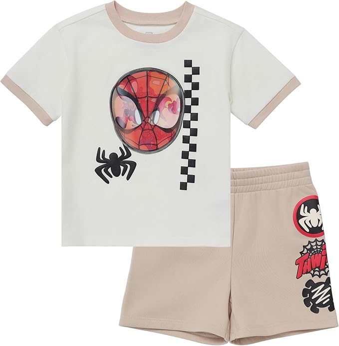 Marvel Boys' Spiderman S/S Lenticular Shor